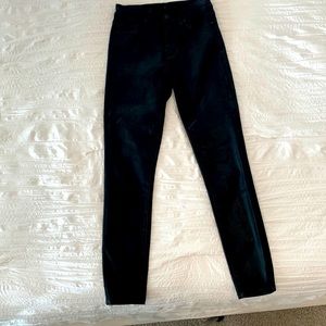 Joe's Jeans Black Coated Denim-Size 25